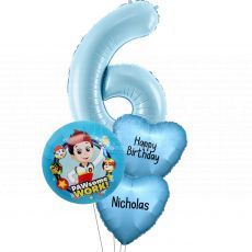 Paw Patrol & Friends Number Balloon Bouquet