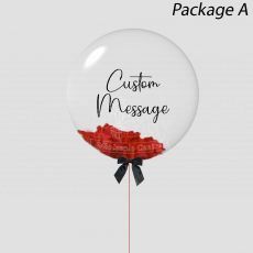 Red Tango Personalized Bubble Balloon Gift