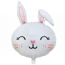 Adorable Bunny Head Foil Balloon