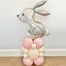 Woodland Bunny Balloon Column
