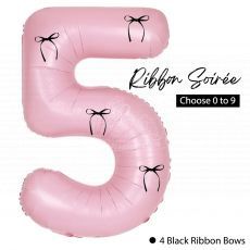 Baby Pink Ribbon Soiree Balloon Party