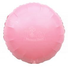 Light Pink Round Mylar Balloon Party Wholesale