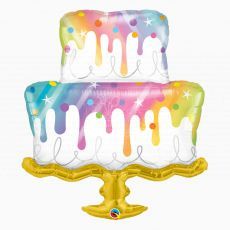 Rainbow Cake Foil Balloon Party Wholesale Singapore
