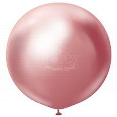 Chrome Rose Gold Giant Latex Balloon