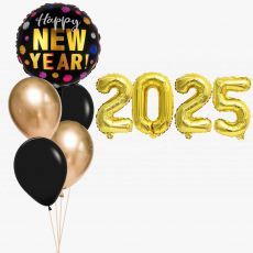 Countdown New Year 2025 Pokka Dot Balloon