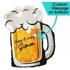 Customised Beer Alcohol Helium Balloon