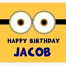 Minion Despicable Me Personalised Banner