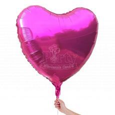 Jumbo Fuchsia Pink Heart Foil Balloon