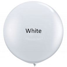 White Giant Latex Balloon 36 inches
