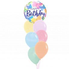 Happy Birthday Butterfly Helium Balloon Bouquet