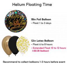 Helium Balloon Floating Time