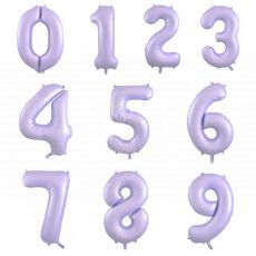 Lilac Number Balloon Singapore Party Wholesale