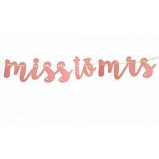Miss to Mrs Rose Gold Banner Party Wholesale