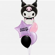 Kuromi Sanrio Customised Balloon Bouquet