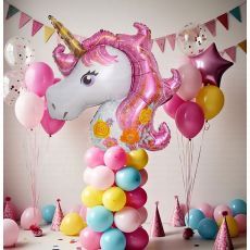 Pink Unicorn Balloon Package