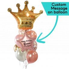 Gold Crown Balloon Package