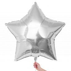 Jumbo Silver Star Foil Balloon Party Wholesale