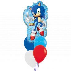 Sonic the Hedgehog Helium balloon Bouquet Singapore
