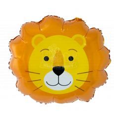 Adorable Lion Head Foil Balloon Safari Party