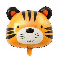 Adorable Tiger head Foil Balloon Jungle Theme