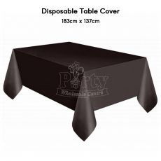 Black Disposable Table Cover Party Wholesale