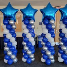 Blue Star Balloon Column Party Wholesale