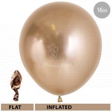 Chrome Gold Latex Balloon 16inch Party Wholesale