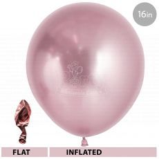 Chrome Light Pink Latex Balloon Party Wholesale