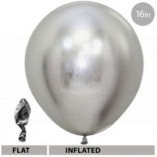 Jumbo Chrome Silver Latex Balloon Party Wholesale