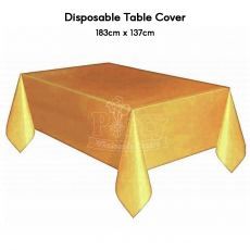 Gold Disposable Table Cloth Party Wholesale
