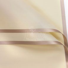 Ivory Gold Rim Flower Wrapper