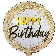 Happy Birthday Gold Confetti Balloon Party Wholesale