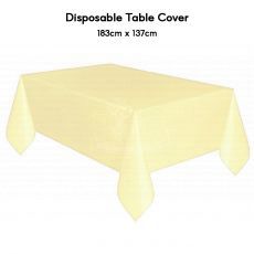 Ivory Disposable Table Cover Party Wholesale