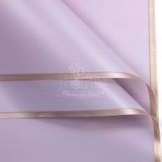 Lavender Gold Rim Flower Wrapper Singapore