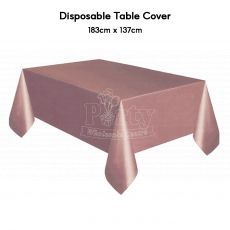 Light Brown Disposable Table Cover Party Wholesale