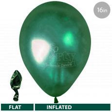Metallic Green Latex Balloon 16inch