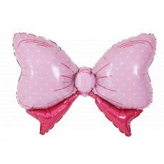 Pink Ribbon Bow Foil Balloon Party Wholesale