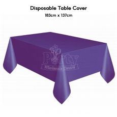 Purple Disposable Table Cloth Party Wholesale