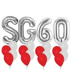 SG60 National Day Helium Balloon Singapore