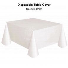 White Disposable Table Cloth Party Wholesale