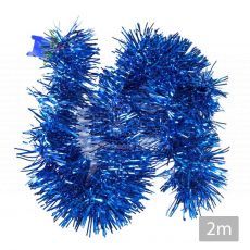 Christmas Dark Blue Tinsel Garland