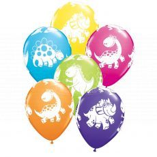 Dinosaur Cute Colourfull Latex Balloons