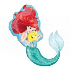 Mermaid Disney Princess Ariel Foil Balloon Girls Birthday