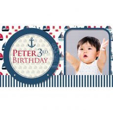 Nautical Sailboat Theme Customised Banner