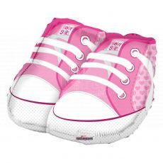 Baby Girl Shower Tennis Shoe Foil Balloon