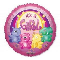 Baby Zoo It's a Girl Foil Balloon