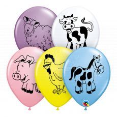 Barnyard Farm Animal Latex Balloon