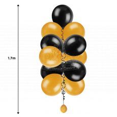 Hollywood Helium Balloon Bouquet 3 Layered
