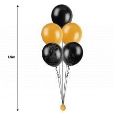 Hollywood Helium Balloon Bouquet 3 Layered