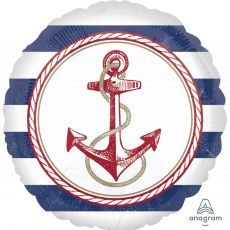 Nautical Anchor Foil Balloon